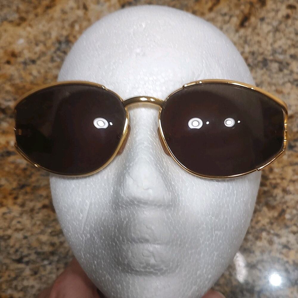 Laura Biagiotti Sunglasses Womens Italian Designer B-713/S Tortoise Gold Brown View 2